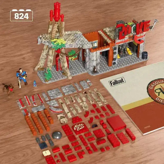 Fallout MEGA Bauset Red Rocket Truck Stop - Smalltinytoystore