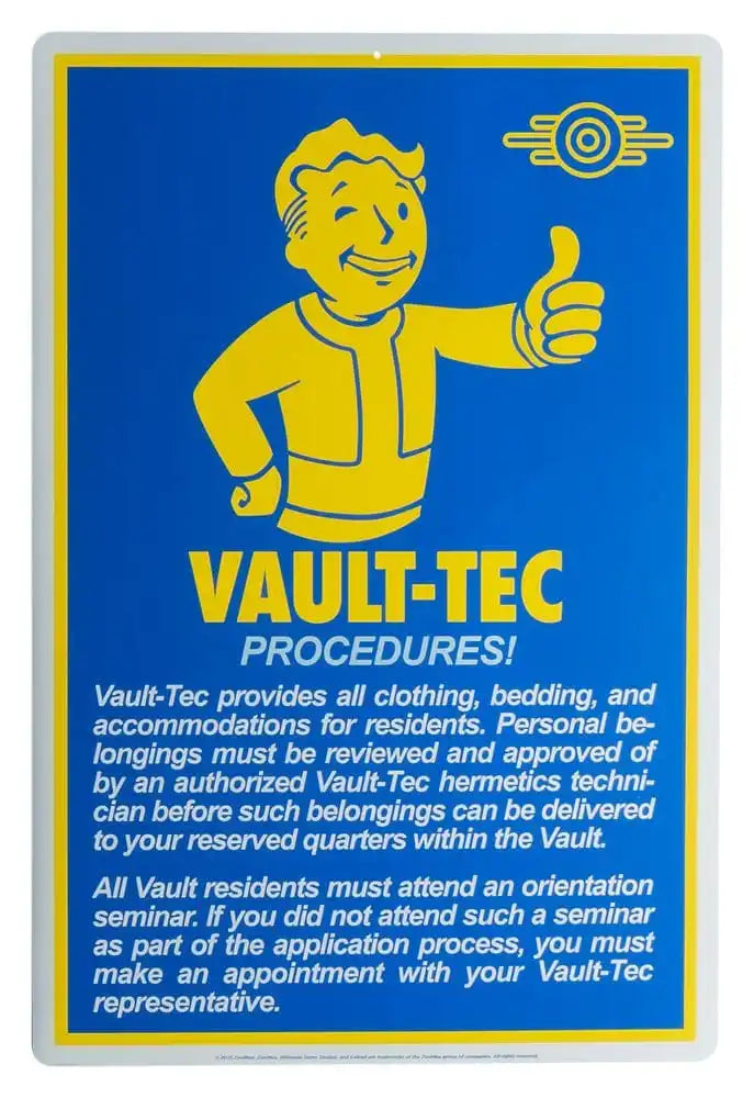 Fallout Me­tall­schild Procedures