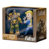 Fallout Minifiguren 2er-Pack Set A Excavator & Vault Boy (Gun) 7 cm - Smalltinytoystore