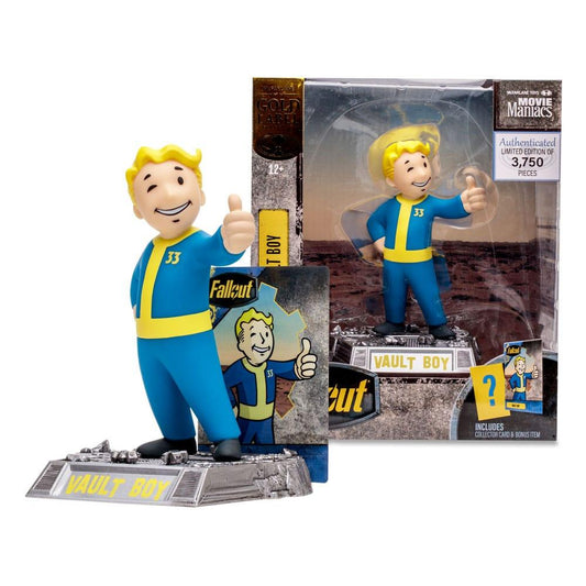 Fallout Movie Maniacs Actionfigur Vault Boy (Gold Label) 15 cm - Smalltinytoystore