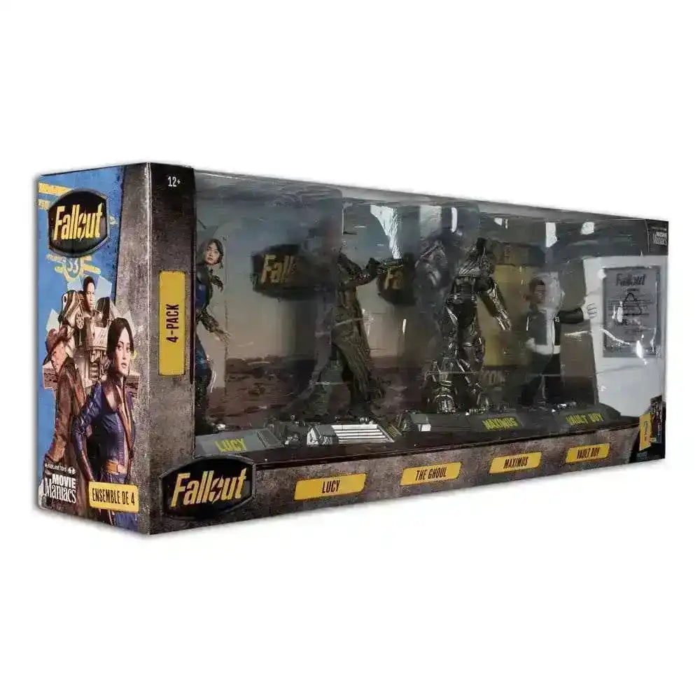 Fallout Movie Maniacs PVC Statuen 4er-Pack Lucy, Maximus, The Ghoul & Vault Boy 15 cm - Smalltinytoystore