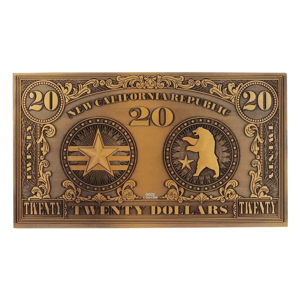 Fallout New Vegas Replik NCR $20 Bill Limited Edition - Smalltinytoystore