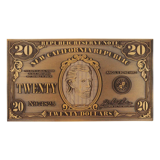 Fallout New Vegas Replik NCR $20 Bill Limited Edition - Smalltinytoystore