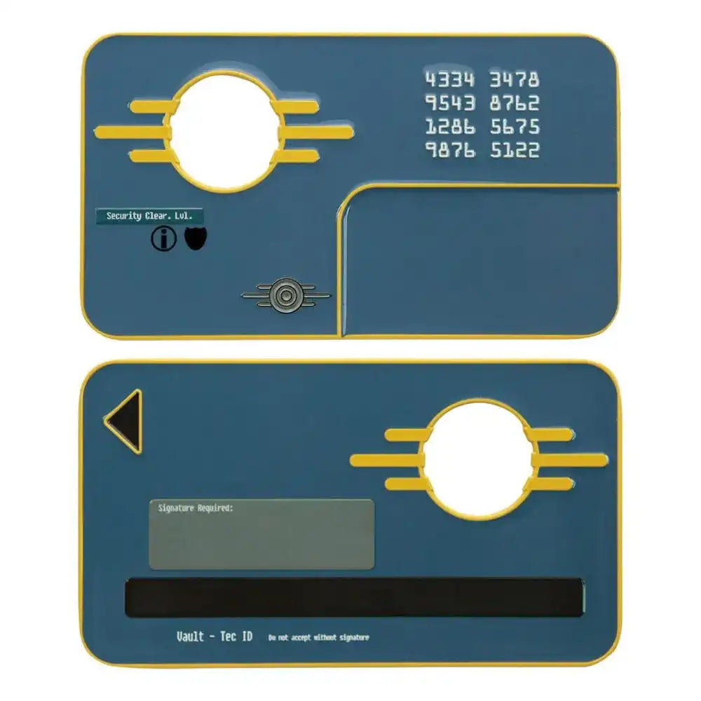 Fallout Replik Vault Security Keycard Limited Edition - Smalltinytoystore