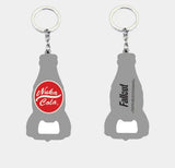 Fallout Schlüsselanhänger mit Flaschenöffner Nuka Cola Logo - Smalltinytoystore