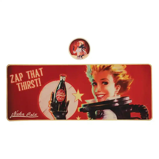 Fallout Schreibtischunterlage & Untersetzer Nuka-Cola - Smalltinytoystore
