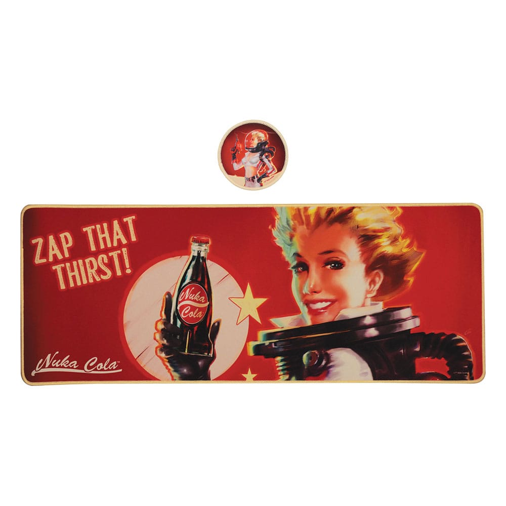 Fallout Schreibtischunterlage & Untersetzer Nuka-Cola - Smalltinytoystore