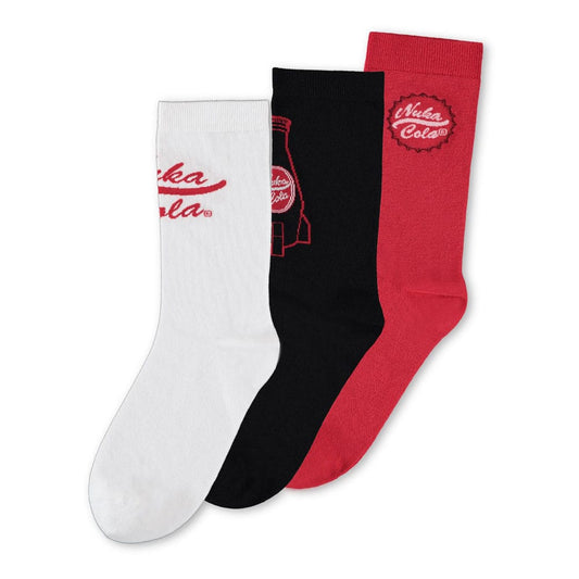 Fallout Socken 3er-Pack Nuka Cola 39-42 - Smalltinytoystore