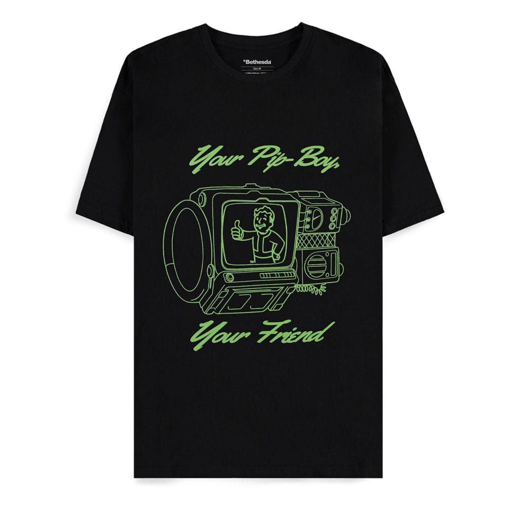 Fallout T-Shirt Your Pip-boy Your Friend Men's - Smalltinytoystore
