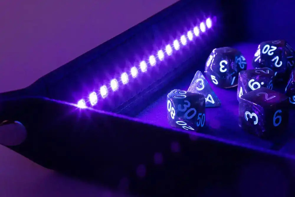 FanRoll Shadowlight Faltbarer Blacklight Würfelteller Black - Smalltinytoystore