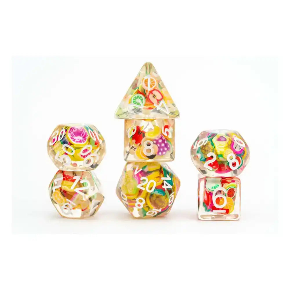 FanRoll Würfel Set Fruit (7) - Smalltinytoystore