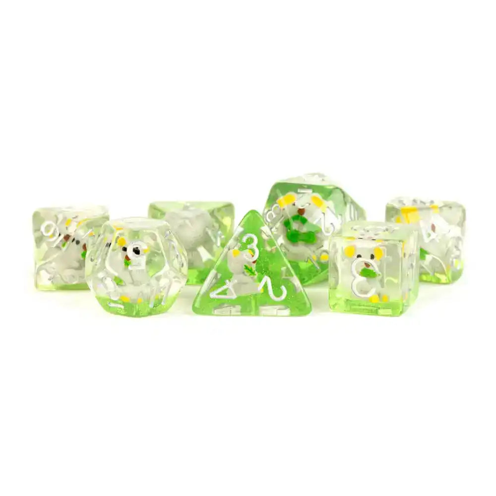 FanRoll Würfel Set Koala (7) - Smalltinytoystore
