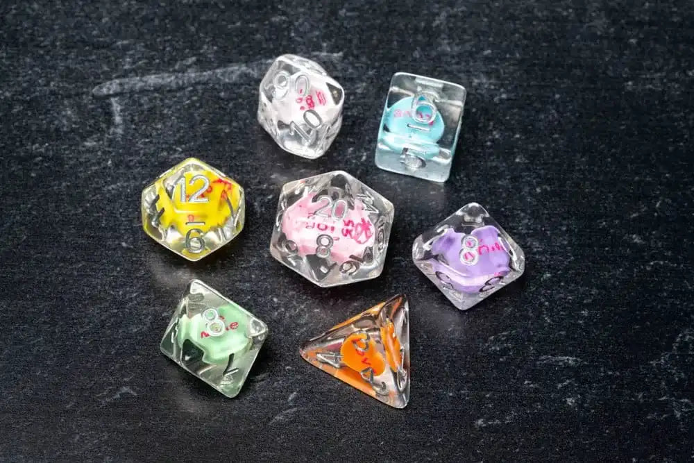 FanRoll Würfel Set Love (7) - Smalltinytoystore