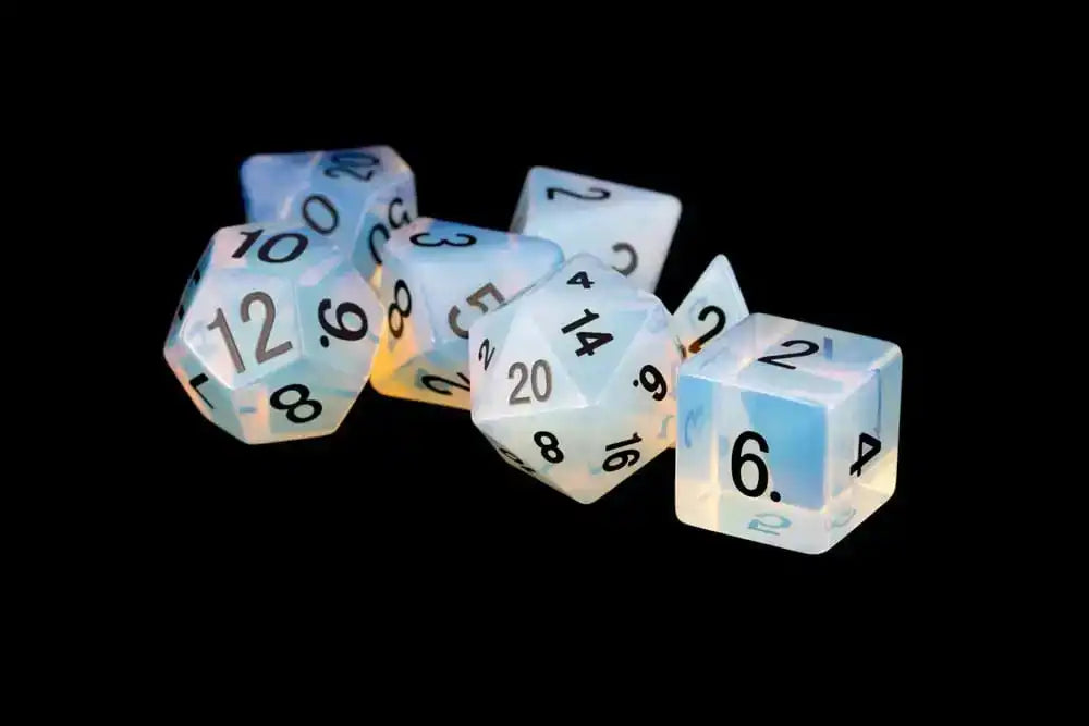 FanRoll Würfel Set Opalite (7) - Smalltinytoystore