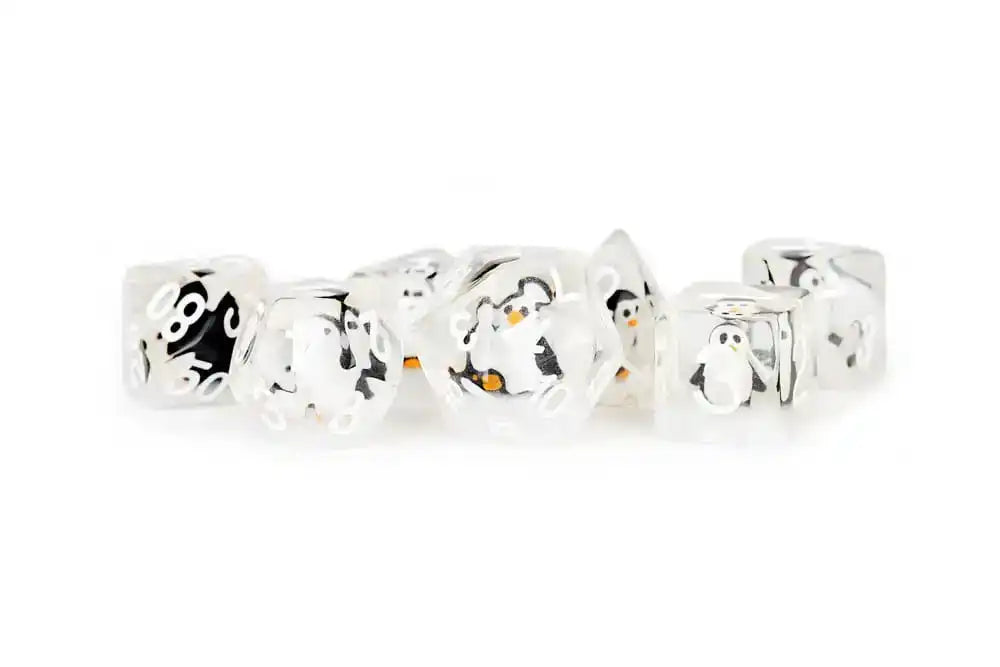 FanRoll Würfel Set Penguin (7) - Smalltinytoystore