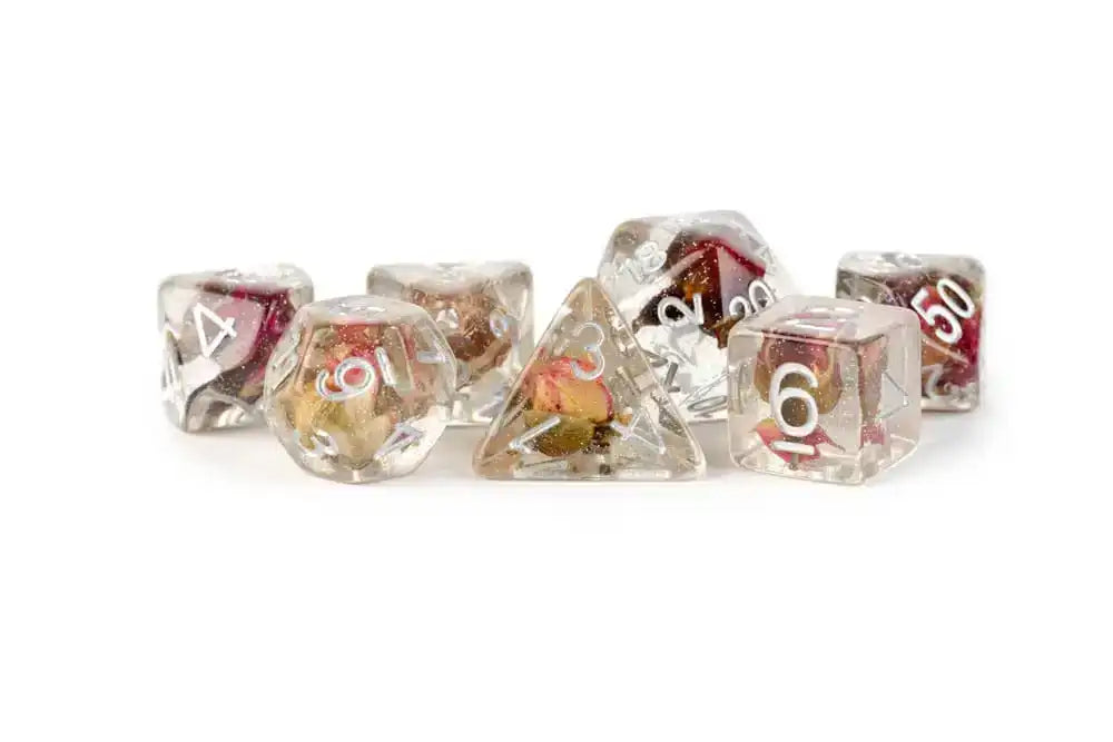 FanRoll Würfel Set Rose (7) - Smalltinytoystore