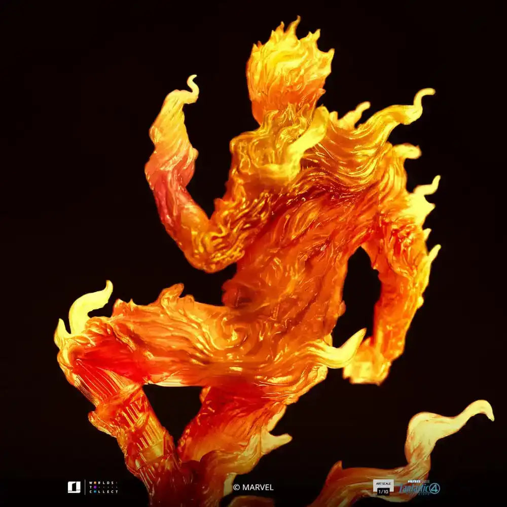 Fantastic Four Art Scale Statue 1/10 Human Torch 30 cm - Smalltinytoystore