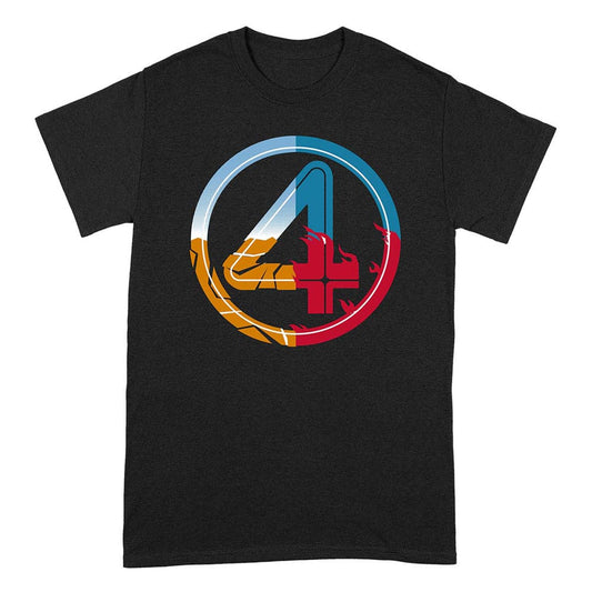 Fantastic Four T-Shirt Element Logo Größe XL - Smalltinytoystore