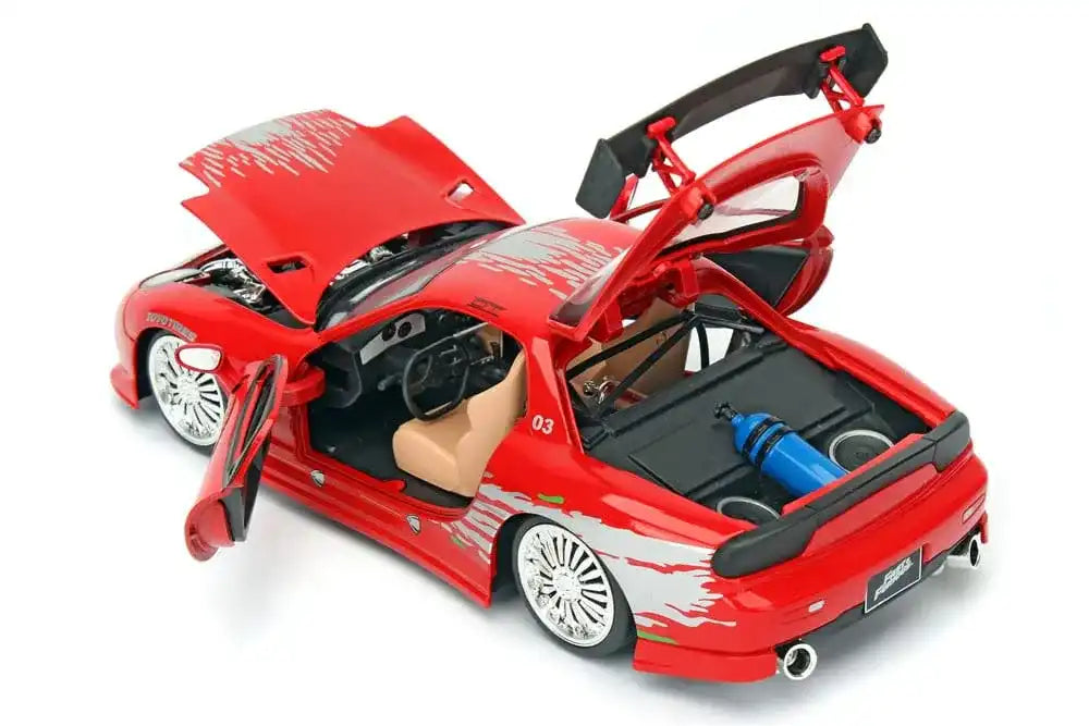Fast & Furious Diecast Modell 1/24 1993 Mazda RX-7 - Smalltinytoystore