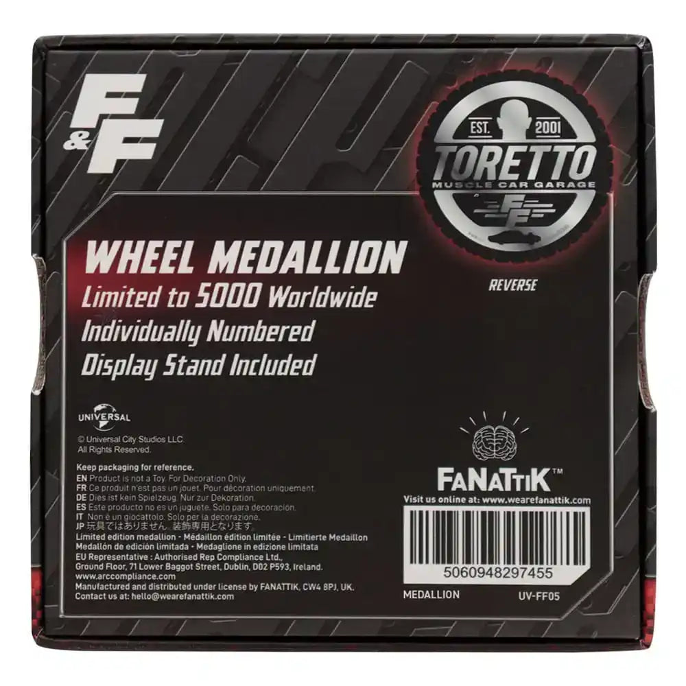 Fast & Furious Medaille Born for Speed - Smalltinytoystore