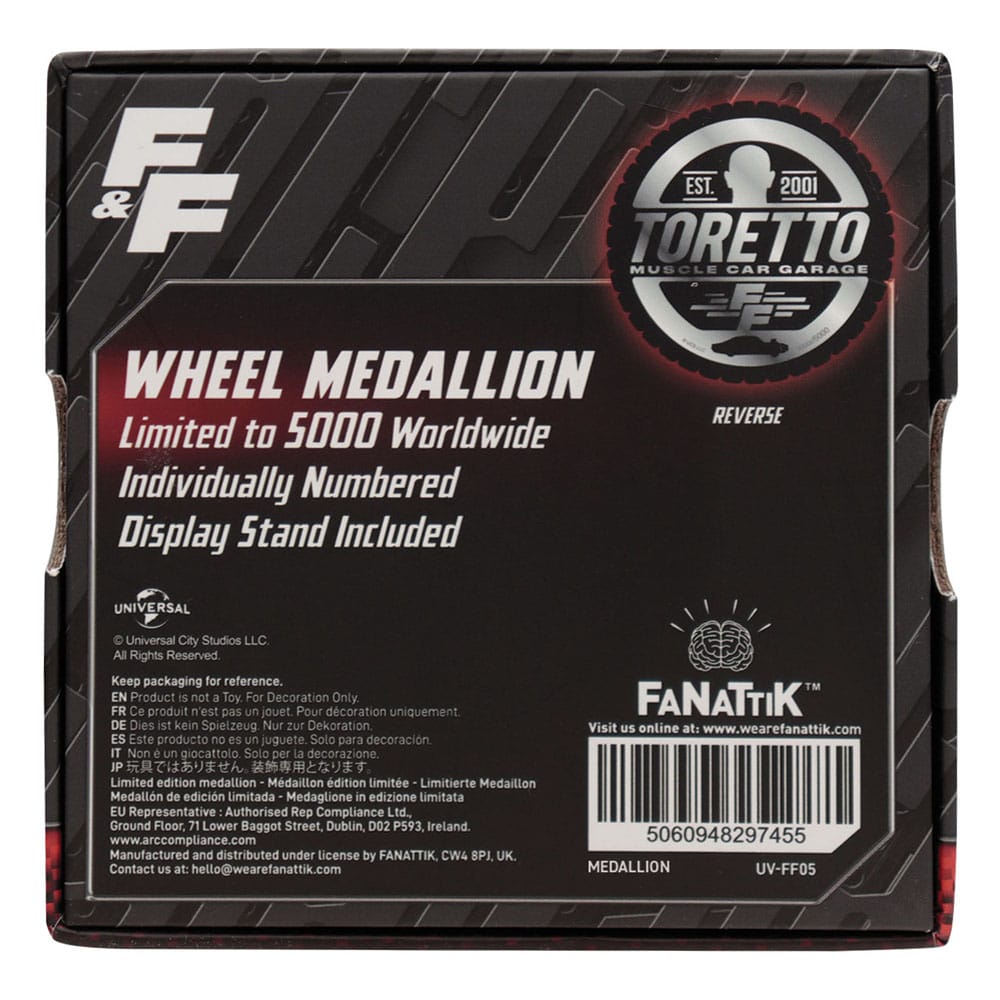 Fast & Furious Medaille Born for Speed - Smalltinytoystore