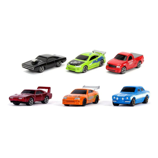 Fast & Furious Nano Hollywood Cars Diecast Miniautos Display (24) - Smalltinytoystore