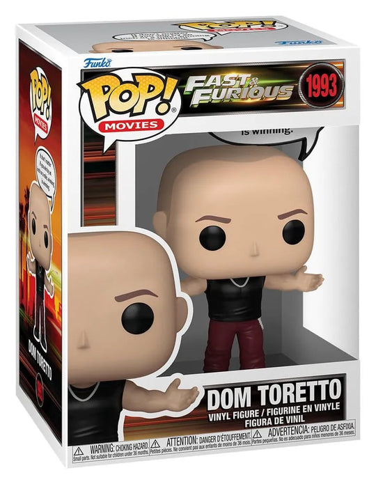Fast & Furious POP! Sayings Vinyl Figur Dominic Toretto 9 cm