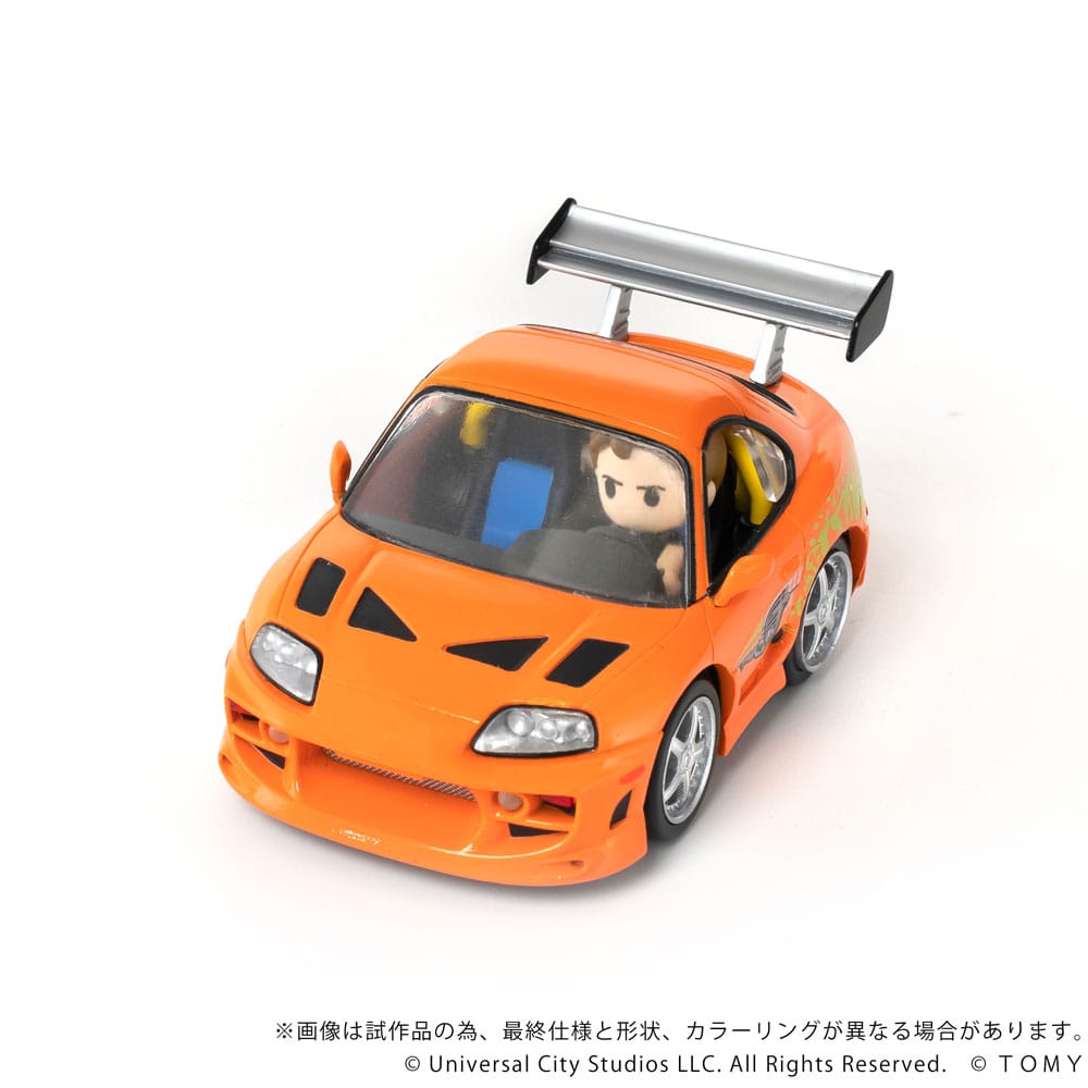 Fast & Furious Q-Village Fahrzeug mit Minifigur Toyota Supra JZA80 9 cm - Smalltinytoystore