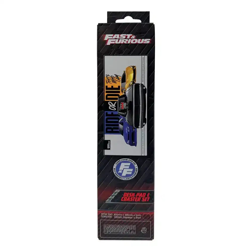 Fast & Furious Schreibtischunterlage & Untersetzer - Smalltinytoystore