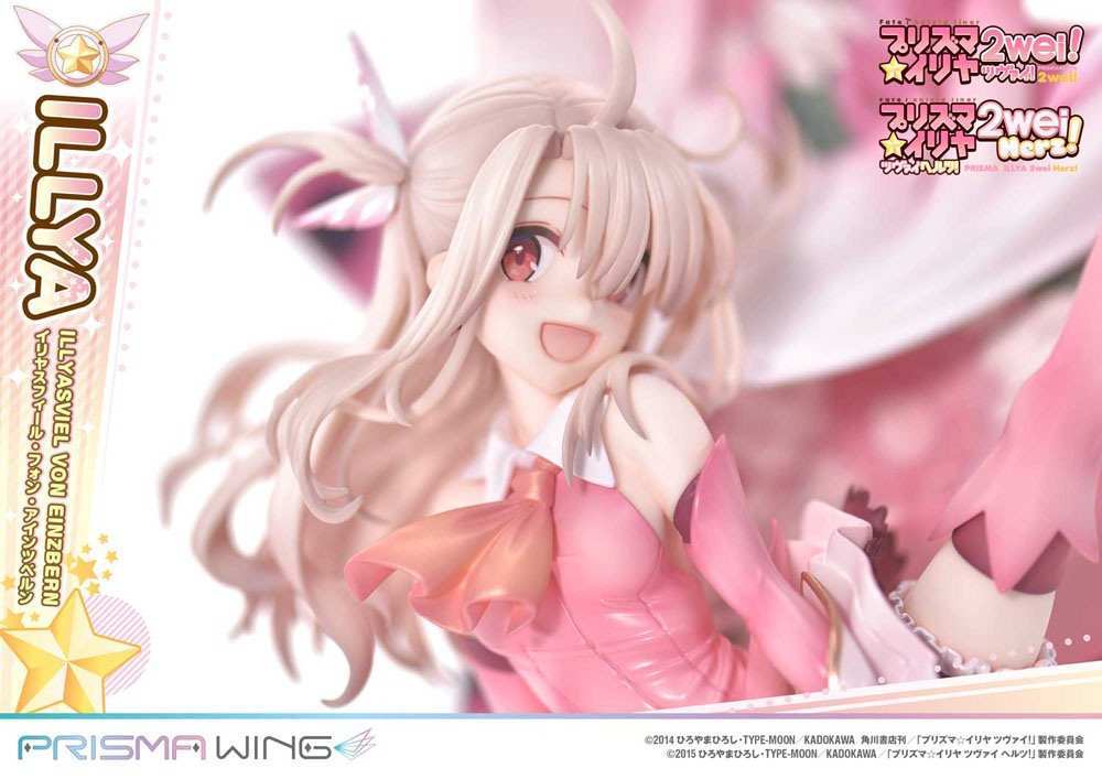 Fate Prisma Wing PVC Statue 1/7 Illyasviel von Einzbern Bonus Version 20 cm - Smalltinytoystore