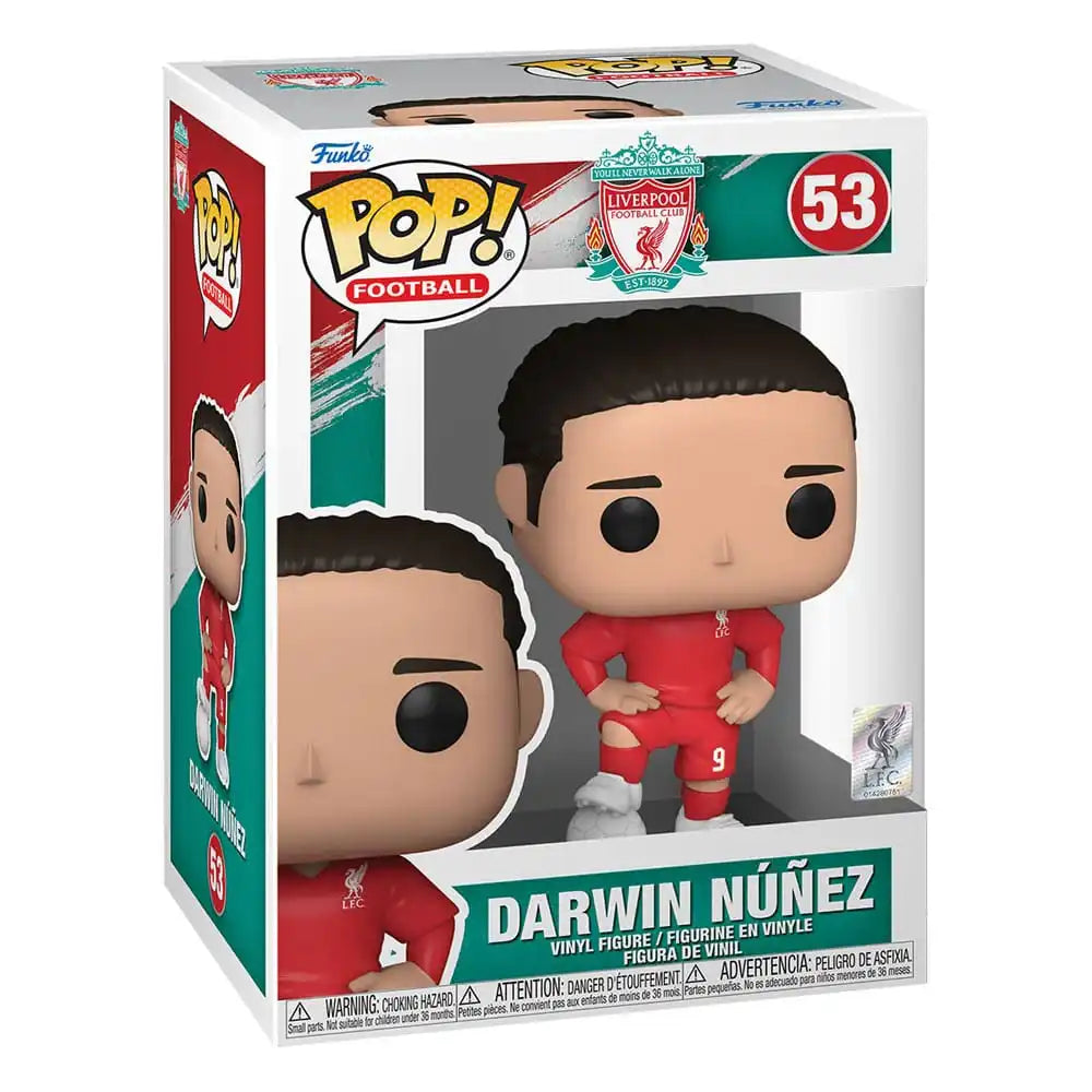 FC Liverpool POP! Football Vinyl Figur Darwin Núñez 9 cm - Smalltinytoystore