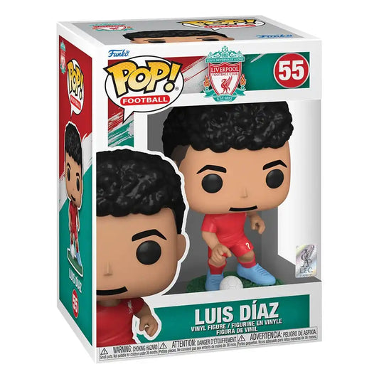 FC Liverpool POP! Football Vinyl Figur Luis Díaz 9 cm - Smalltinytoystore