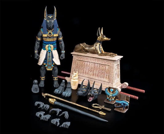 Figura Obscura Actionfigur Anubis Black & Blue - Smalltinytoystore