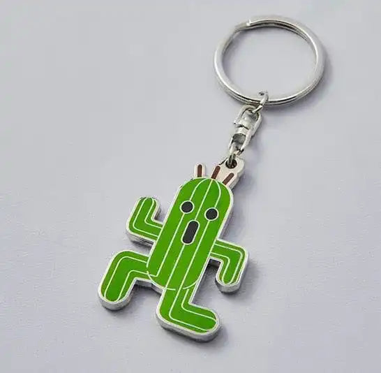 Final Fantasy Series Metall-Schlüsselanhänger Cactuar - Smalltinytoystore