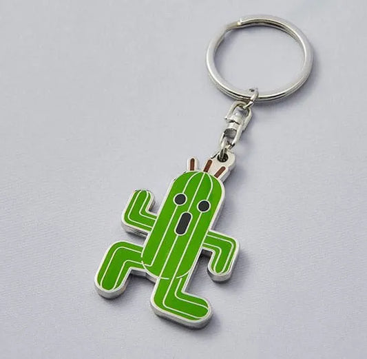 Final Fantasy Series Metall-Schlüsselanhänger Cactuar - Smalltinytoystore