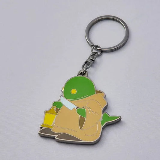 Final Fantasy Series Metall-Schlüsselanhänger Tonberry - Smalltinytoystore