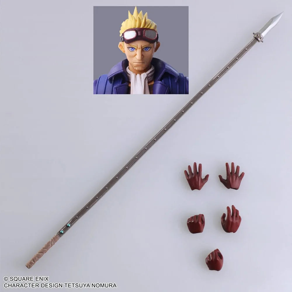 Final Fantasy VII Bring Arts Actionfigur Cid Highwind 15 cm - Smalltinytoystore