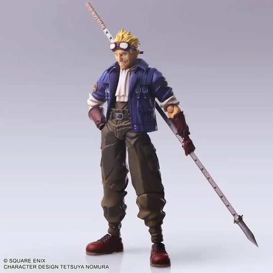 Final Fantasy VII Bring Arts Actionfigur Cid Highwind 15 cm - Smalltinytoystore