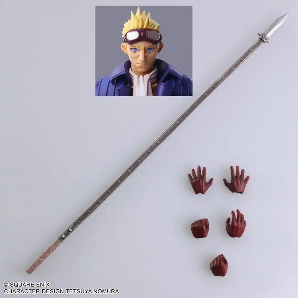 Final Fantasy VII Bring Arts Actionfigur Cid Highwind 15 cm - Smalltinytoystore