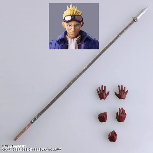 Final Fantasy VII Bring Arts Actionfigur Cid Highwind 15 cm - Smalltinytoystore
