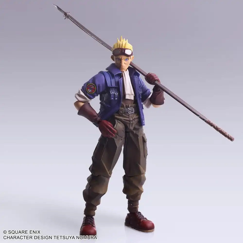 Final Fantasy VII Bring Arts Actionfigur Cid Highwind 15 cm - Smalltinytoystore