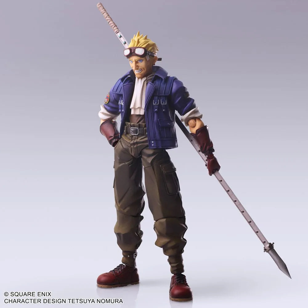 Final Fantasy VII Bring Arts Actionfigur Cid Highwind 15 cm - Smalltinytoystore