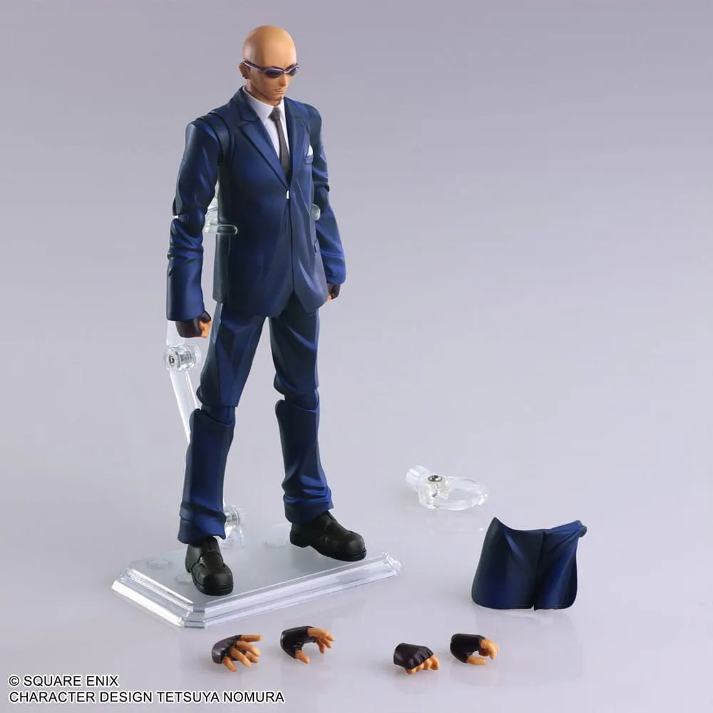 Final Fantasy VII Bring Arts Actionfigur Rude 16 cm - Smalltinytoystore