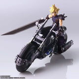 Final Fantasy VII Bring Arts Actionfigur und Fahrzeug Cloud Strife & Hardy-Daytona 15 cm - Smalltinytoystore