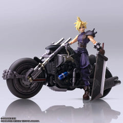 Final Fantasy VII Bring Arts Actionfigur und Fahrzeug Cloud Strife & Hardy-Daytona 15 cm - Smalltinytoystore