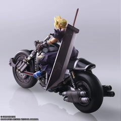 Final Fantasy VII Bring Arts Actionfigur und Fahrzeug Cloud Strife & Hardy-Daytona 15 cm - Smalltinytoystore