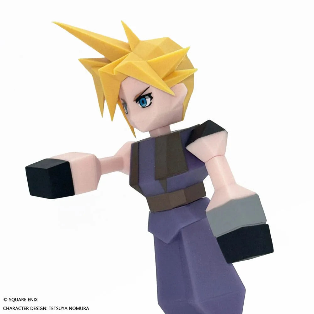 Final Fantasy VII Polygon Vinyl Figur Cloud Strife 15 cm - Smalltinytoystore