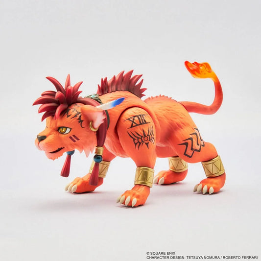 Final Fantasy VII Rebirth Adorable Arts Statue Red XIII 11 cm - Smalltinytoystore
