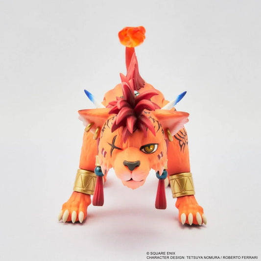 Final Fantasy VII Rebirth Adorable Arts Statue Red XIII 11 cm - Smalltinytoystore