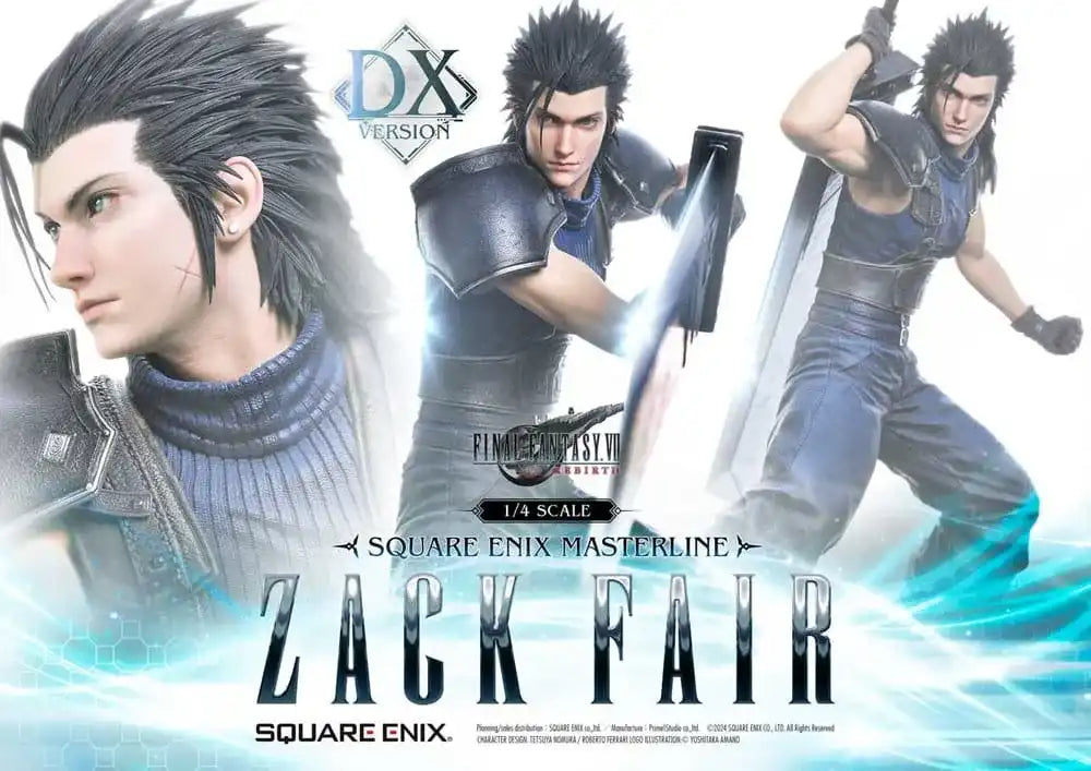 Final Fantasy VII Rebirth Masterline Statue 1/4 Zack Fair Deluxe Ver. 57 cm - Smalltinytoystore